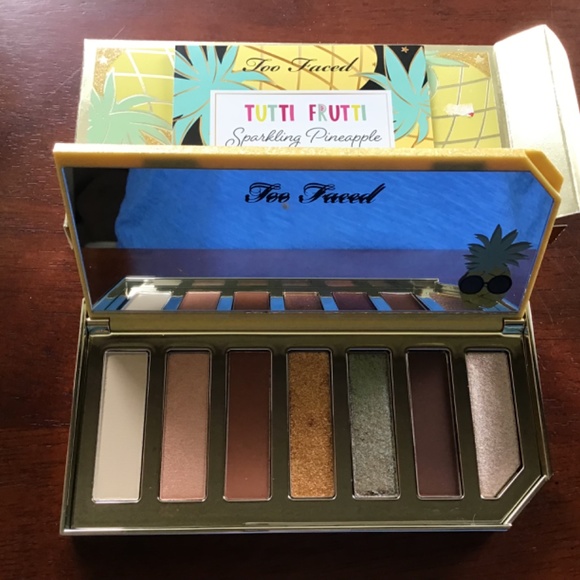 Too Faced Tutti Frutti Sparkling Pineapple Eye Shadow Palette - Picture 2 of 3